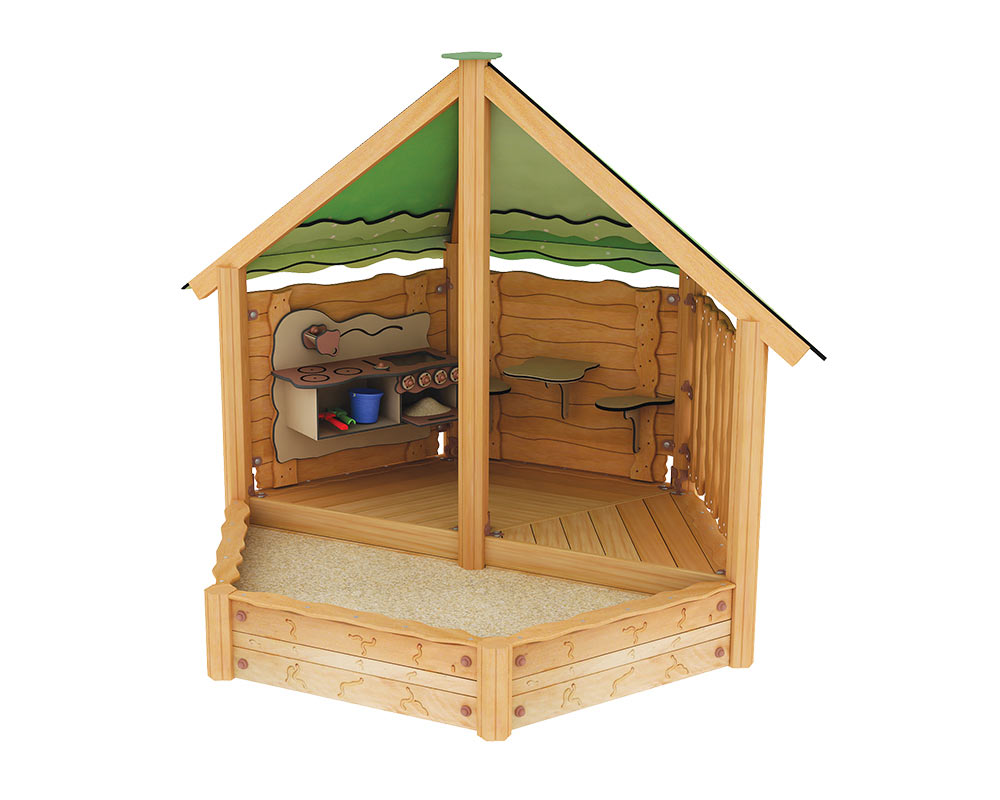 601301, Chebika Spielhaus mit Sandkasten, Sandkästen, Spielhäuser